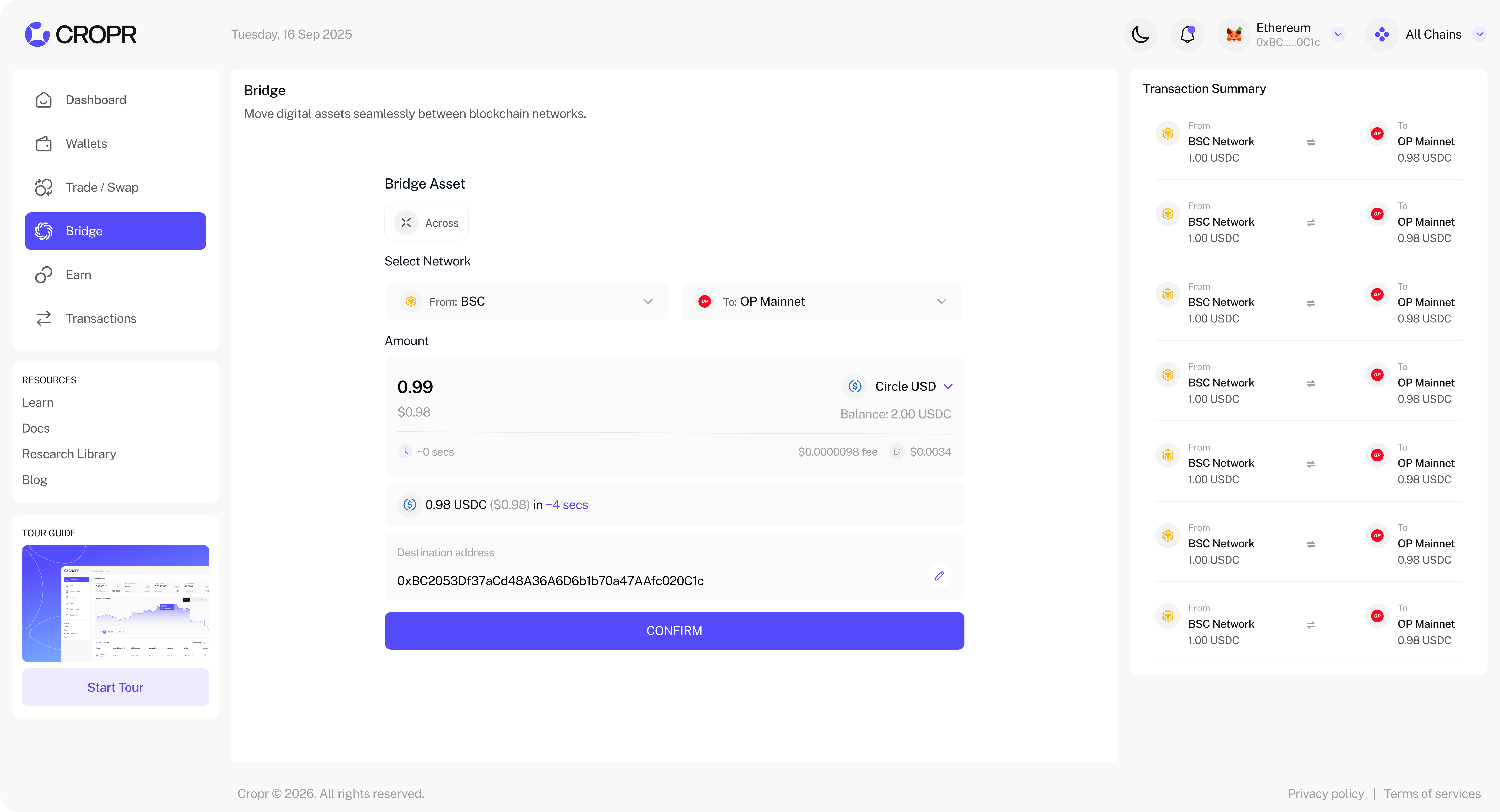Select Token
